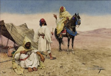 Árabe Painting - Giulio Rosati árabe